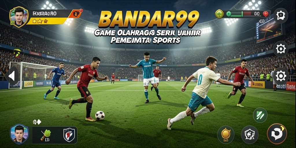 Tampilan gameplay menarik di BANDAR99 yang menampilkan aksi olahraga seru.