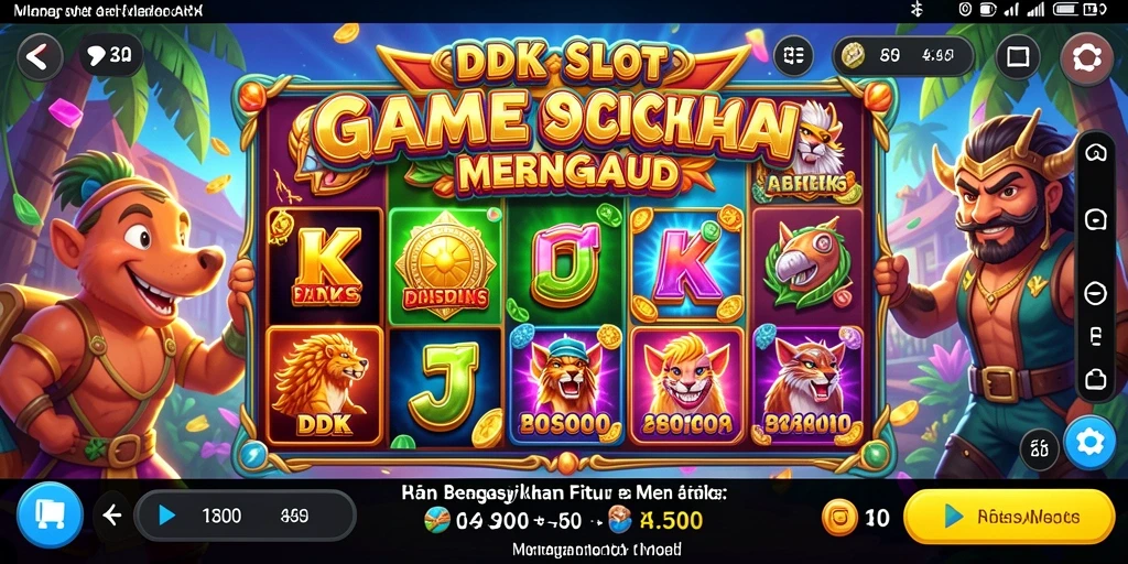 Tampilan gameplay DKK yang seru dan penuh warna.