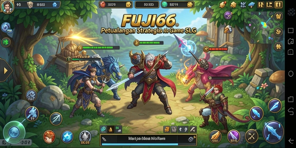 Tampilan menarik gameplay SLG di FUJI66.