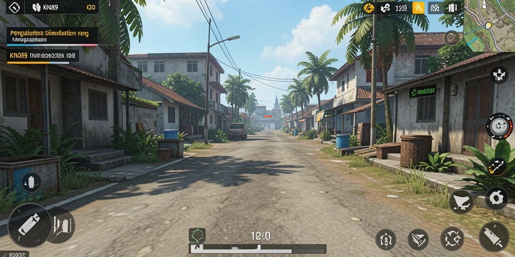 Tampilan utama KNO89 dengan gameplay simulation yang menarik.