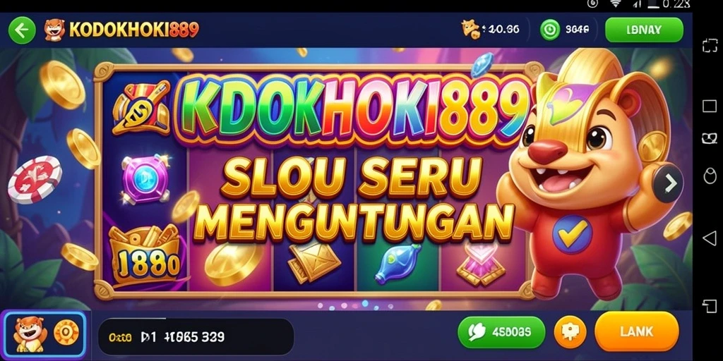 Gameplay KODOKHOKI889 menampilkan keseruan dan kemenangan slot.