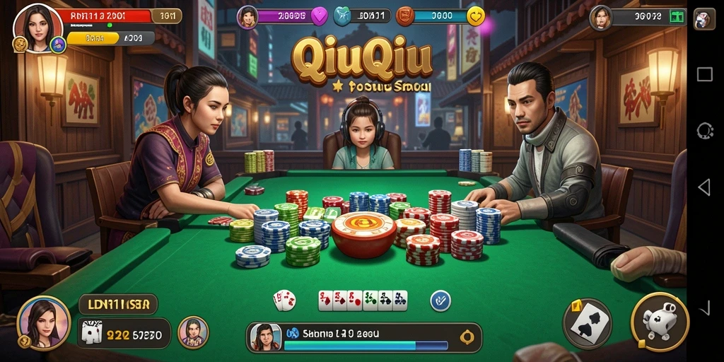 Screenshot gameplay LDN11 menampilkan aksi seru QiuQiu.