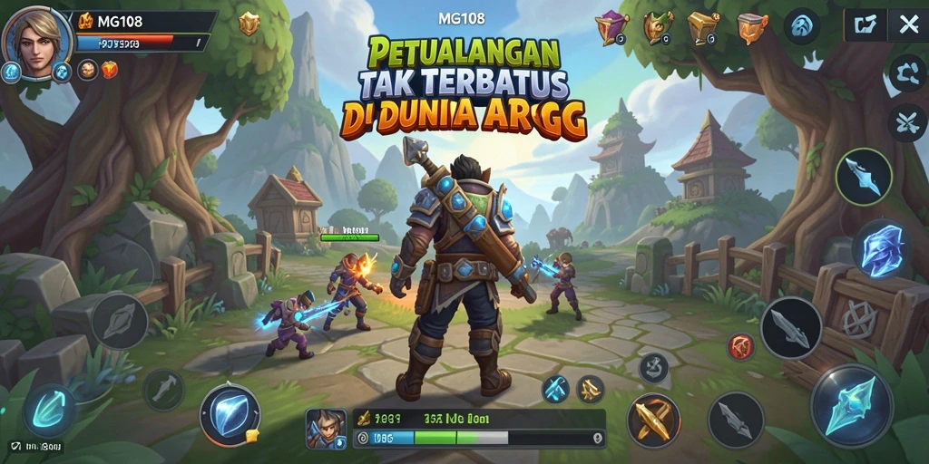 Tampilan gameplay MG108 yang menakjubkan dengan pertarungan dinamis.