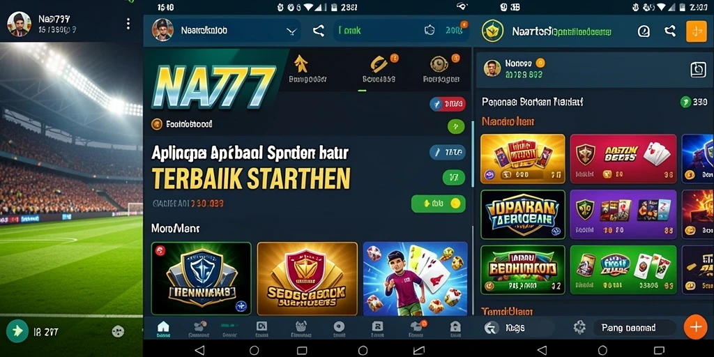 Screenshot utama NA777 menampilkan tampilan dan suasana taruhan sportsbook.