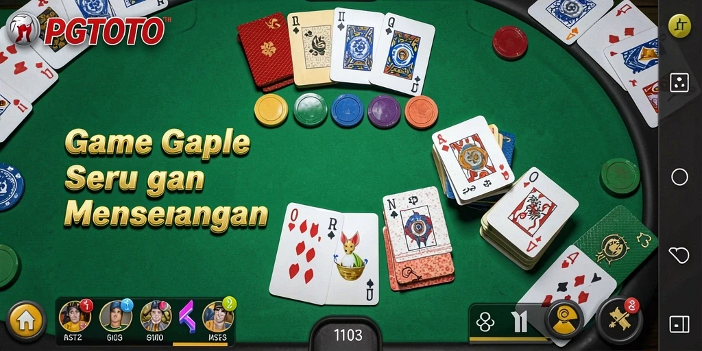Tampilkan gameplay seru dalam PGTOTO saat bermain Gaple.