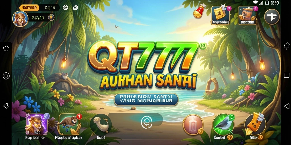 Tampilan pertarungan seru dalam gameplay QT777 yang menarik dan penuh warna.