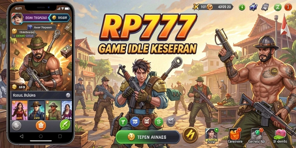 Tampilan menarik dari gameplay RP777 yang penuh aksi Idle.