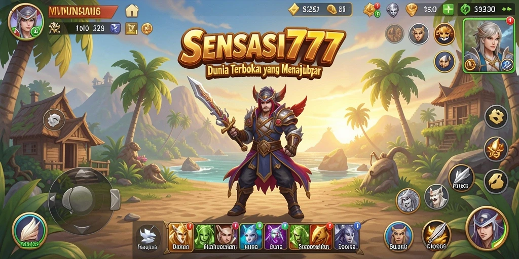 Gameplay menakjubkan dalam SENSASI777 yang menunjukkan dunia terbuka yang luas.