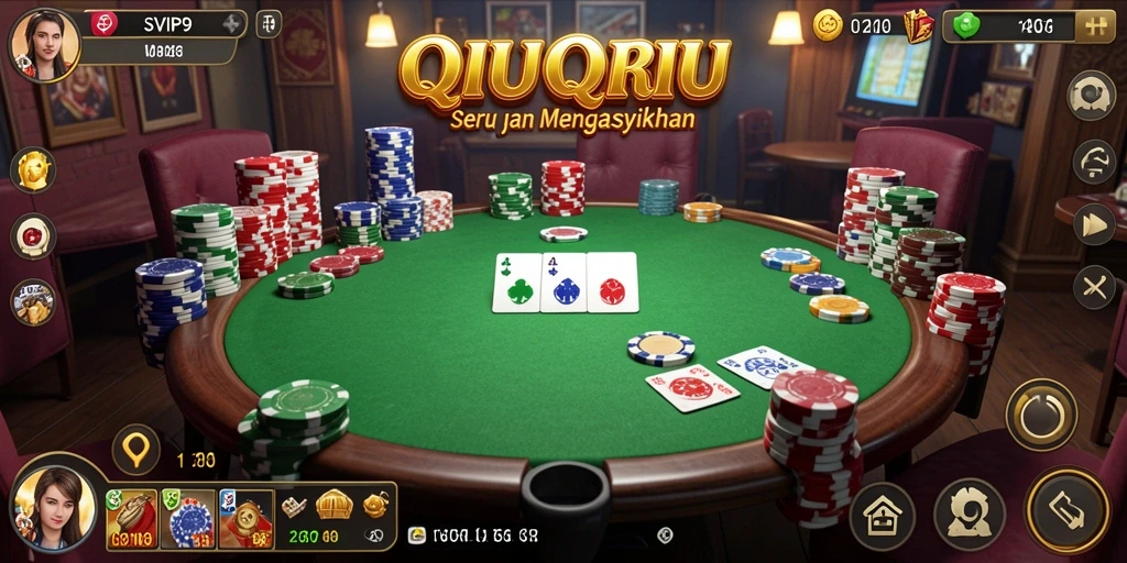 Screenshot gameplay QiuQiu di SVIP9 yang menarik.
