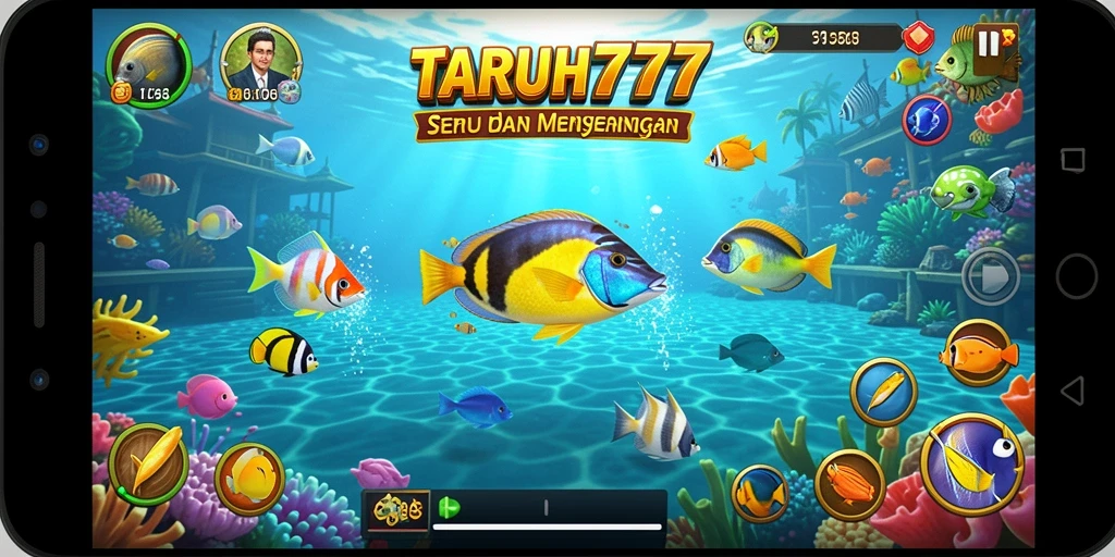 Tampilan gameplay TARUH777 yang penuh aksi Tembak Ikan.